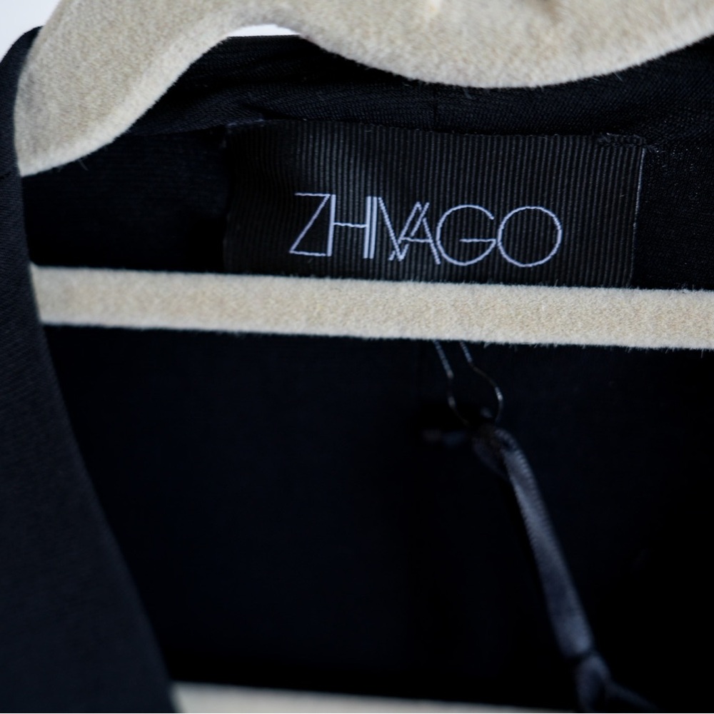 NWT ZHIVAGO Black Dress with Zipper Detail - Picture 9 of 13